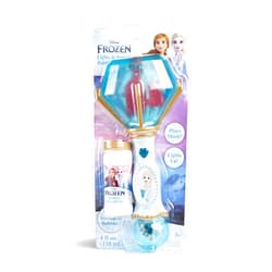 Little Kids Disney Frozen Elsa Light and Sound Musical Bubble Wand, Includes Bubble Solution (20513)