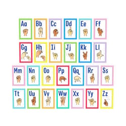 Carson Dellosa Education Carson Dellosa 26-Piece ASL Posters, 8.5