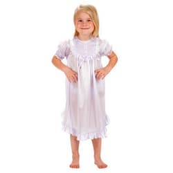 Laura Dare Little Girls Short Sleeve Traditional Nightgown, (2T-6X)