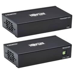 Tripp Lite HDMI Over Ethernet Cat6 Extender Kit Transmitter/Receiver - Up to 230 feet or 70.1 Meters - 4K 60Hz Video, HDR, PoC, TAA Compliant (B127A-2A1-BHBH)