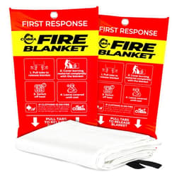 Mart Cobra Emergency Fire Blanket for Home and Kitchen - 2 Pack - Fire Blankets Emergency for Home 40” x 40” - Fire Suppression Blanket - Home Safety