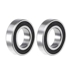 uxcell 6005-2RS Deep Groove Ball Bearing 25x47x12mm Double Sealed ABEC-3 Bearings 2-Pack
