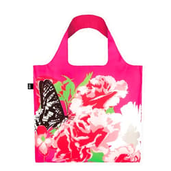 LOQI Prima Carnation Reusable Shopping Bag, Multicolor