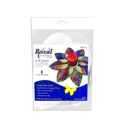 Bosal In-R-Form Heart/Leaf 5 inch x 8 inch Single Sided Fusible Foam Stabilizer 8 pieces (495-B)