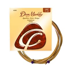 Dean Markley Signature Vintage Bronze Acoustic Guitar Strings 6 String Set, 11-52 Acoustic Guitar Strings Light, Precision Wound Guitar Strings Acoustic with Superior Tone Quality, Made in USA