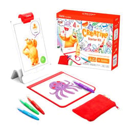 Osmo - Creative Starter Kit for IPad - 3 Educational Learning Games - Creative Drawing & Problem Solving/ Early Physics - STEM Toy Gifts for Kid, Boy & Girl - Ages 5 6 7 8 9 10 (Osmo Base Included)