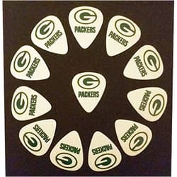 Generic imprinted guitar picks Packers Logo Guitar Picks (12 Picks) - (Buy 2, save 50% on 2nd)
