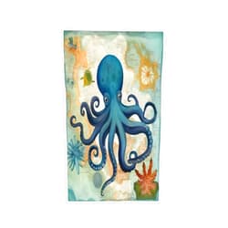 Hsbolediy Ocean World Sea Octopus Decorative Hand Towels Dish Towels 27.5×16 in for Party Bathroom Bedroom, Kitchen Towels for Cooking Baking Home Decor