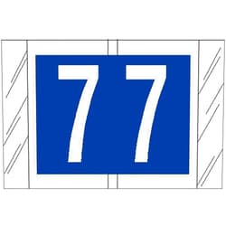 Tabbies Original COL'R'TAB 11000 Series Numeric Labels, Blue, 7