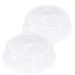 Nordic Ware BPA-free and Melamine Free Plastic Splatter Microwave Cover, 10-Inch (Set of 2), Clear