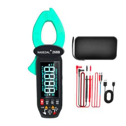 Nasedal Digital Clamp Meter High Precision Leakage Current Detection T-RMS 6000 Counts Multimeter Auto-ranging AC/DC Voltage Current Temperature Capacitance Frequency Diode Live Wire NCV Resistance