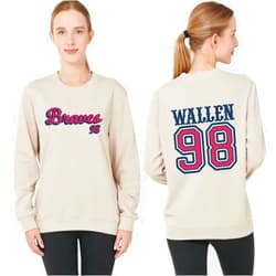 YWFULLBLUUM Fan Shirts Country Vintage Graphic Sweatershirt Tops