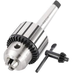 TOPINCN Key Type Drill Chuck MT2 Connecting Rods with Carbon Steel 1-13mm Capacity Stable for Centering, Tapping, Reaming for Metal and Wood Lathes