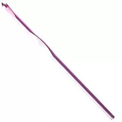 Susan Bates 5-1/2-Inch Silvalume Aluminum Crochet Hook, 4.5mm, Rose 3 Pack