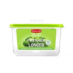 Rubbermaid FreshWorks Saver, Large Produce Storage Container, 18.1-Cup, Clear