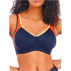 Freya Women's Sonic Underwire Spacer Molded Sports Bra, Navy Spice, 30DD