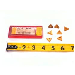 M & J Tooling LLC 7pcs SANDVIK COROMANT TCMT 16 T3 04-UM 235 TiN Carbide Inserts TCMT 3(2.5) 1-UM - MW1649CM4