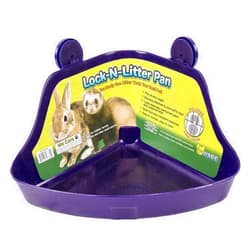 Ware Manufacturing (2 Pack) Plastic Lock-N-Litter Pan for Small Pets - Size Regular