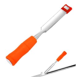PEUTIER Golf Grip Tape Remover Tool, 7.87 Inch Steel Alloy Golf Grip Tape Stripper Remover for Easily Cleaning and Repairing Golf Handle Grip Golf Gift Kit for Men (Orange)