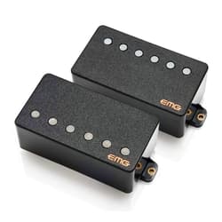 EMG Pickups EMG 57/66 TW Dual Mode Neck and Bridge Pickup Set - F-spaced - Black