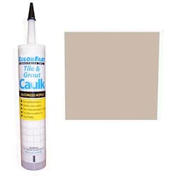 COLORFAST INDUSTRIES Color Fast Caulk Matched to Custom Building Products (Oyster Gray Unsanded)