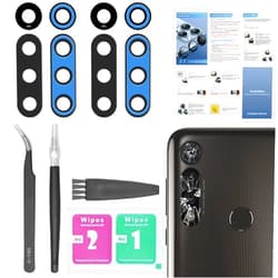 Senpinkboo 2 Pack Back Rear Camera Lens Glass Replacement for Motorola Moto G Power 2020 XT2041-4,XT2041-6 6.4 Inch with Pre-Installed Adhesive, Include Repair Tool Set+ Installation Manual