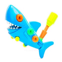 Educational Insights Design & Drill® Shark Toy - Take Apart Toy, Toddler Drill and Screw Toys, Gift for Ages 3+
