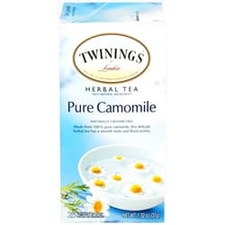 Twinings of London Pure Camomile Herbal Tea Bags, 25 Count (Pack of 6) Pure Camomile Herbal 25 Count (Pack of 6)
