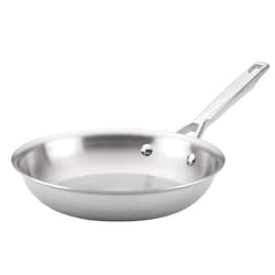 Anolon Triply Clad Stainless Steel Frying / Fry Pan / Skillet - 12.75 Inch, Silver