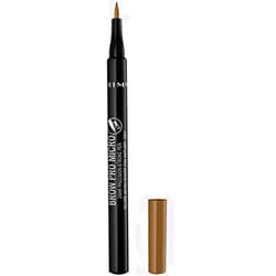 Rimmel London Brow Pro Micro 24HR Precision-Stroke Pen, Microfilling Felt Tip, Blonde, 1 ml