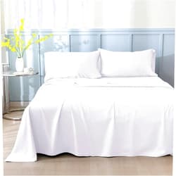 SKY BEDDINGS RV King Sheets 72 x 80 - RV Camper Sheets, RV King Bed Sheets, 600 Thread Count 100% Egyptian Cotton RV Sheets, Super Soft Camping Sheets for RV Mattress- 16