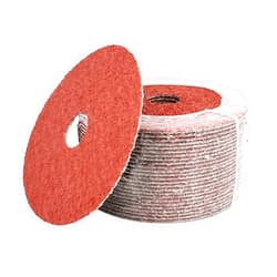VSM 25-Pack - 5 inch 80 Grit (Medium) - Ceramic Plus Resin Fiber Disc with Top-Size, Tear-Resistant Fiber Backing, Durable, Hand-Held Machine Compatible Sanding Discs