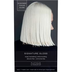 Kristin Ess The One Signature Hair Gloss - Platinum: Icy Translucent Ash 1 Count (Pack of 1)
