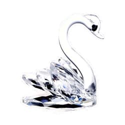 H&D HYALINE & DORA Sparkle Crystal Swan Figurine Collection Paperweight Table Centerpiece Ornament