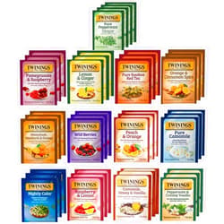 Twinings Herbal Tea Variety Pack - 40 Individually Wrapped Herbal Tea Bags Variety Pack Sampler, 13 Flavors, Caffeine Free (1 Count (Pack of 40))