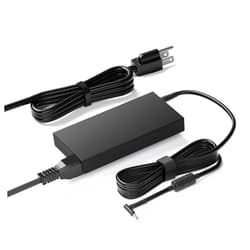 VHBW Replacement for HP 120W Power Adapter Compatible with HP USB-C Dock G5 USB-C/A Universal Dock G2 5TW13AA Envy 15 17 Series Omen 15-5000 5100 5200 710415-001 L41856-001 120W AC Adapter