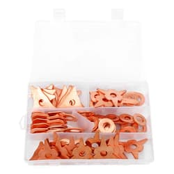Akozon Dent Pulling Rings, 110pcs Dent Pulling Puller Rings Triangle OT Round for Car Body Welding Repair Tool Set Weld kit Dent Puller Rings