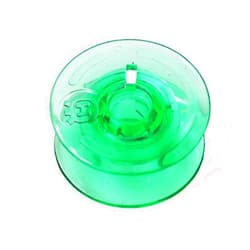 HONEYSEW 20pcs Clear Green Bobbins Compatible with Viking Husqvarna White Home #4125615-45#4123078-G, Compatible with Husqvarna Viking Rose Designer Platinum Lily Series