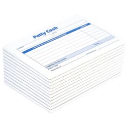 Adams Petty Cash Receipt Pad, Carbonless 1-Part Book, 5 x 3.5 Inches, 50 Copies per Pad, Rent Receipts Set, Pack of 12 (9672ABF)