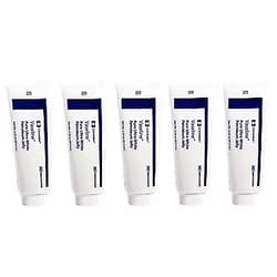 Vaseline 5 Pack Medical Grade Vaseline Pure Ultra White Petroleum Jelly, 3.25 oz (97.5 mL) Tubes ONLY by Kendall/Covidien