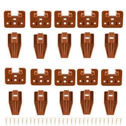 Sacumea Plastic Drawer Slides and Guides Fit for Kenlin Rite Trak 1, 10 Sets of Center Mount Drawer Slides for Kenlin Dresser Drawer Parts - Fits Most Furniture Manufacturer Vaughan Bassett, Legacy and Pulask