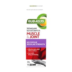 Rub A535 NO ODOUR CREAM For Relief of Arthritic Pain, Muscle Pain, Joint & Back Pain 100 g Tube