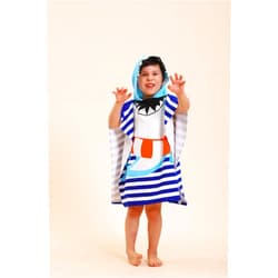 TEHALK Shark Hooded Towels for Kids, Poncho Beach Towels for Kids, Kids Beach Towels for Boys/Girls, Swimming Towels/Towel Robes/Wearable Towels/Pool Towels for Kids 2-10, Hooded Beach Towels for Toddler