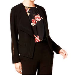 Nine West Women's Wing Collar Cutout Blazer