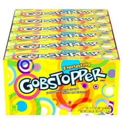 Wonka Gobstopper Everlasting Candy, Jawbreaker Candy, 1.77 Ounce Treat-Size Theater Candy Boxes (Pack of 24)