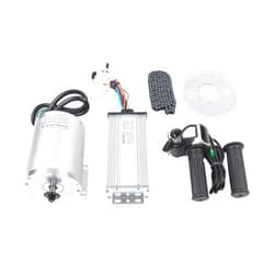 Josbuynls Electric Bike Kit, 48V 2000W Electric Brushless DC Motor Complete Kit 4300rpm High Speed Motor w/LCD Throttle 3 Speeds Electric Bike Motor Kit for Electric Scooter Bicycle Motorcycle Mid Drive Motor