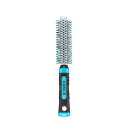 Conair Metal Round Hairbrush - Hair brush for blow out with Metal barrel and Nylon bristles - Adds body and fullness - Perfect for short hair and home hair stylists