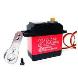 ANNIMOS 25kg RC Digital Servo Large Torque High Speed Full Metal Gear Waterproof 180 Degree Control Angle