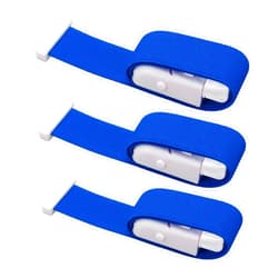 ZAWELIYO 3PCS High Elasticity One Handed Tourniquet Quick Control & Life Saving Easy to Use, Composite Buckle for Outdoor Activities (Blue)