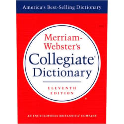 By Merriam-Webster (Editor) Merriam-Webster's Collegiate Dictionary, 11th Edition, Jacketed Hardcover, Indexed
